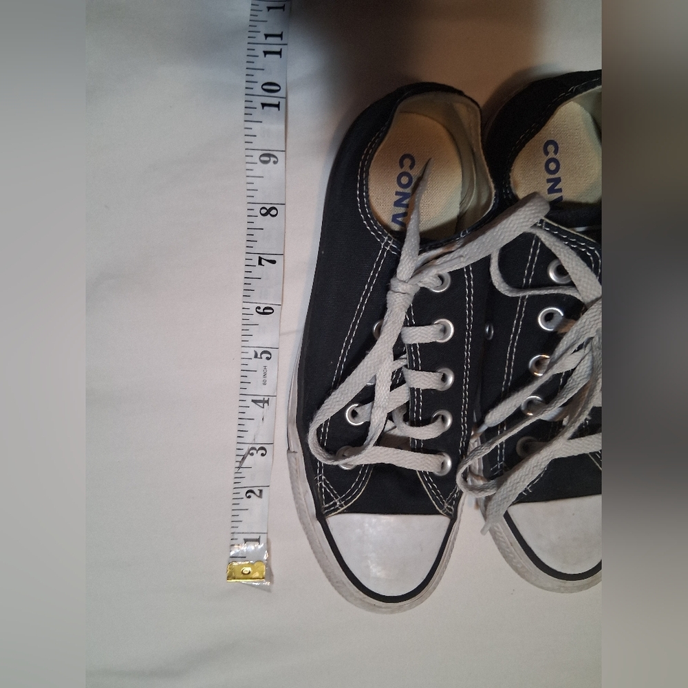 Converse All Star Black White Low Top Women 6/ Men 4 , Grunge Classic Streetwear - Picture 11 of 11